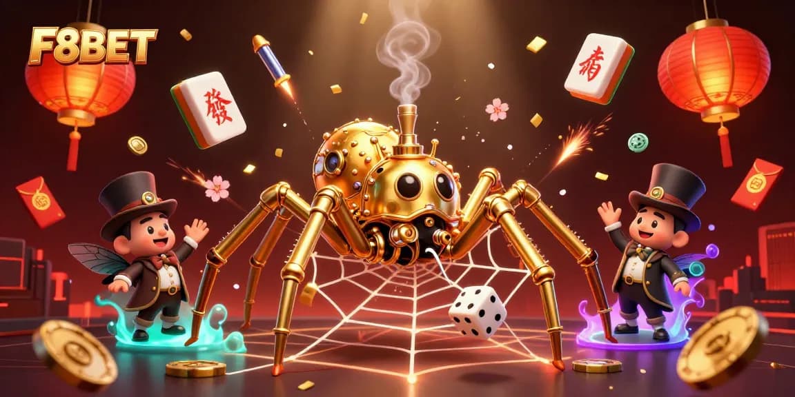 Experience thrilling gameplay at F8BET with steampunk characters and vibrant casino elements
