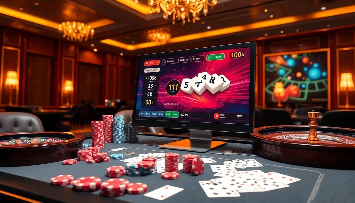 Engage in tai xiu online gambling with a vibrant digital interface and interactive features.