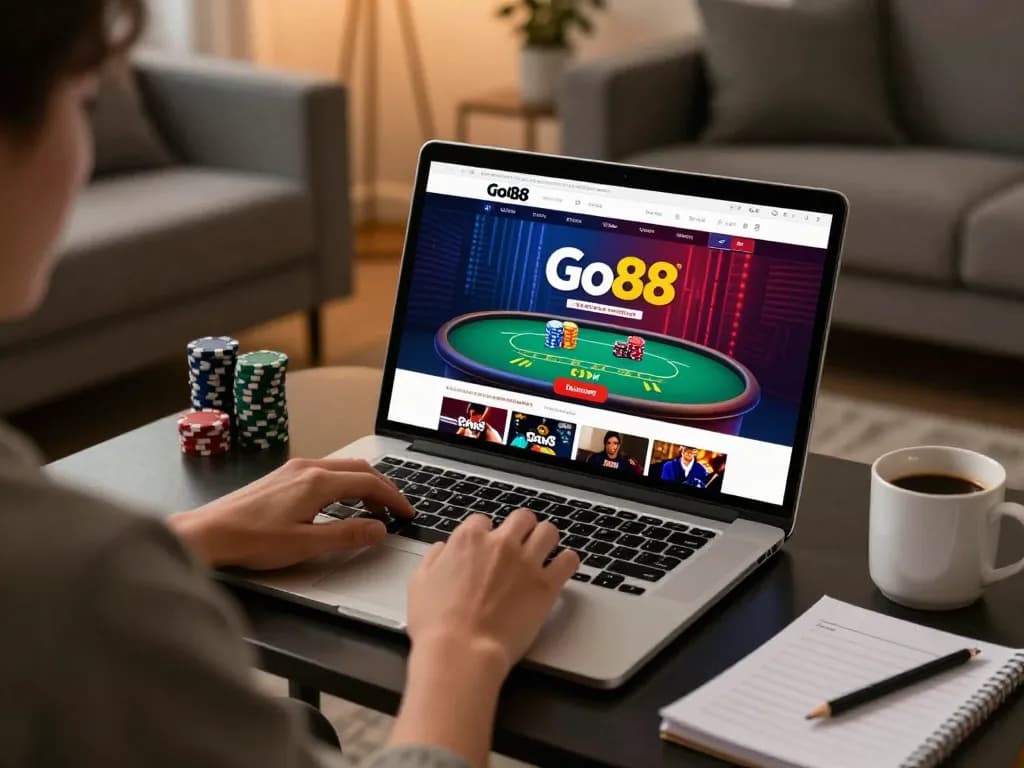 Engaging with Go88 for an exciting online poker experience in a cozy home setting