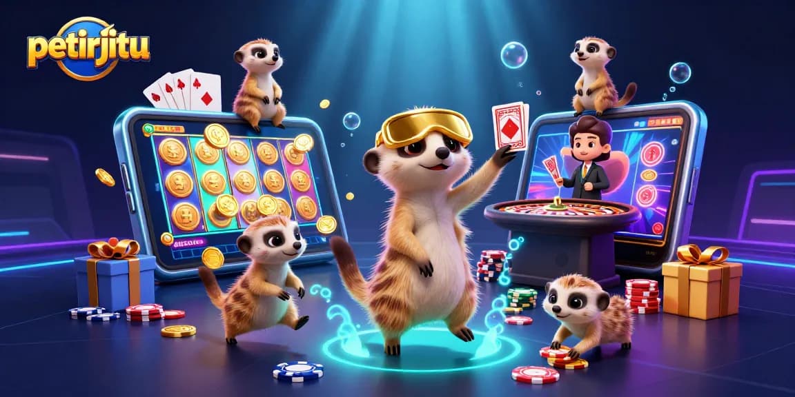 petirjitu menghadirkan kasino online dengan karakter meerkat yang lucu dalam aksi bermain sepenuh hati.