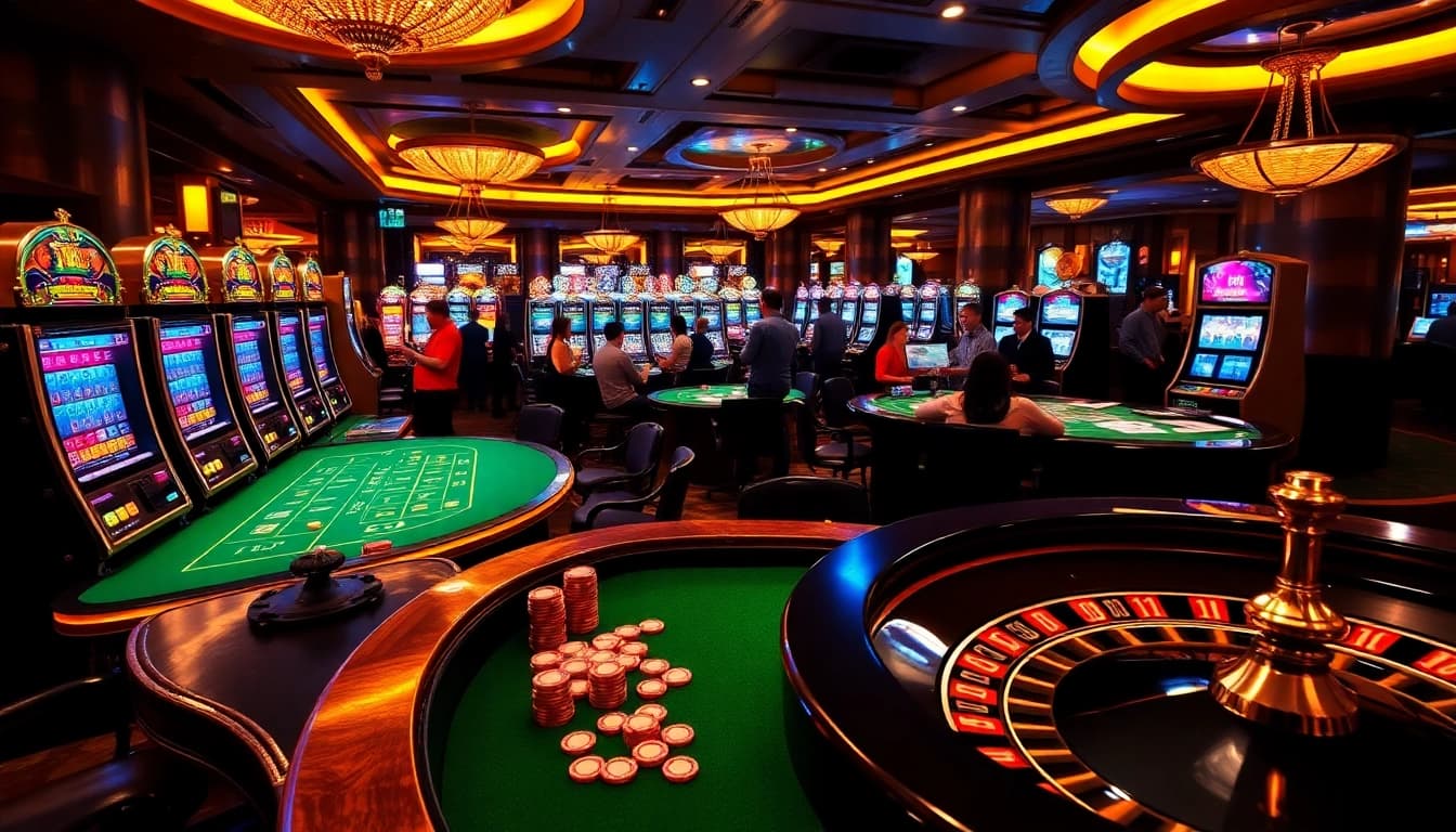 Experience the thrill of gambling with Daftar Modal138 at a vibrant casino.