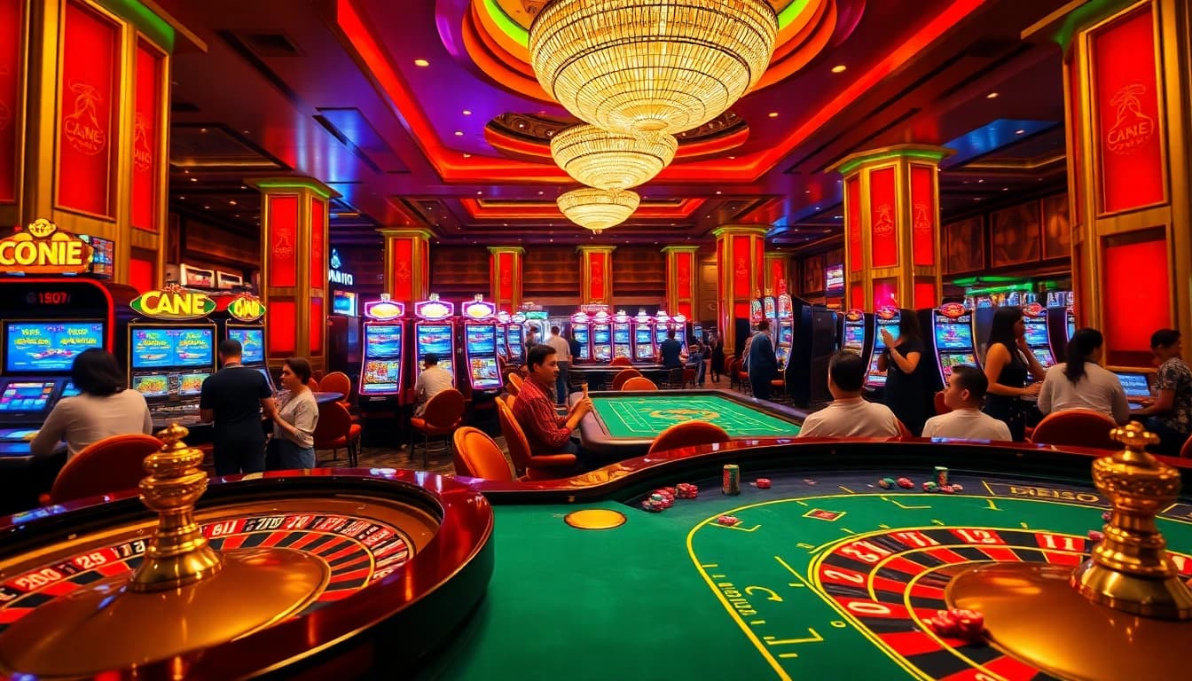 Engage in exciting gaming at cassino pix with top roulette wheels and vibrant slot machines.