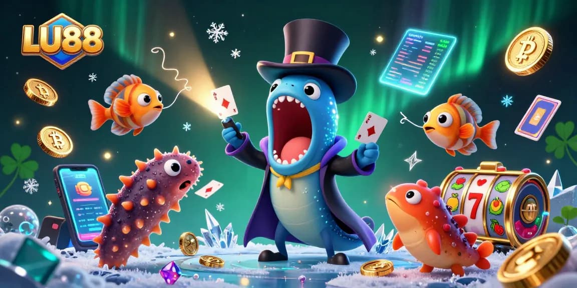 Engage in thrilling gameplay with LU88's dynamic slots scene featuring vibrant 3D graphics.