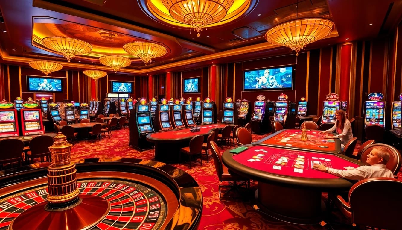 Experience thrilling gameplay at go88 with vibrant casino visuals and engaging action.