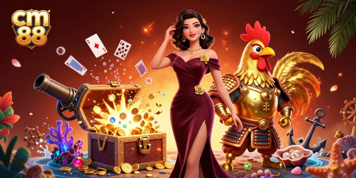 Experience exhilarating gameplay at CM 88 with stunning 3D casino action and vibrant characters.