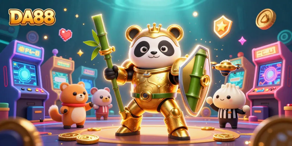 Engage with the exciting DA88 mech-suit robot battling in an animated casino arena