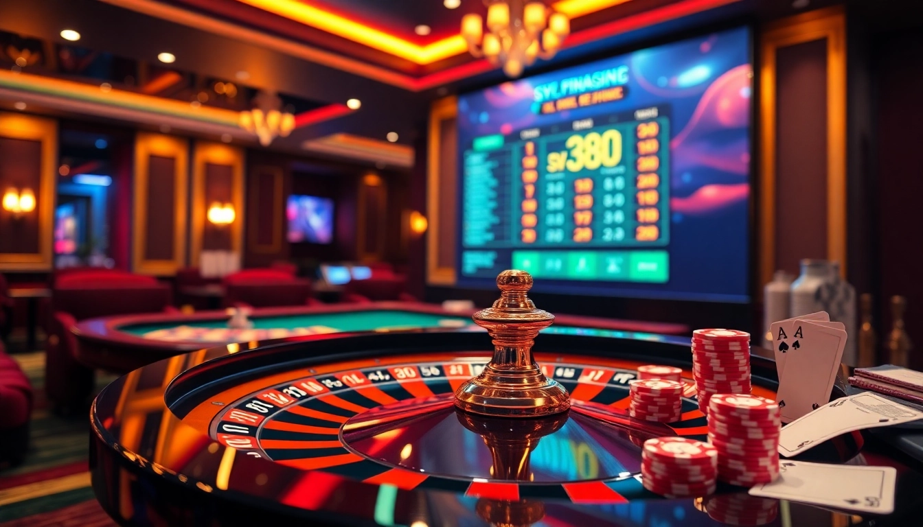 Engaging gamblers with sv388.financial at a vibrant online casino scene.
