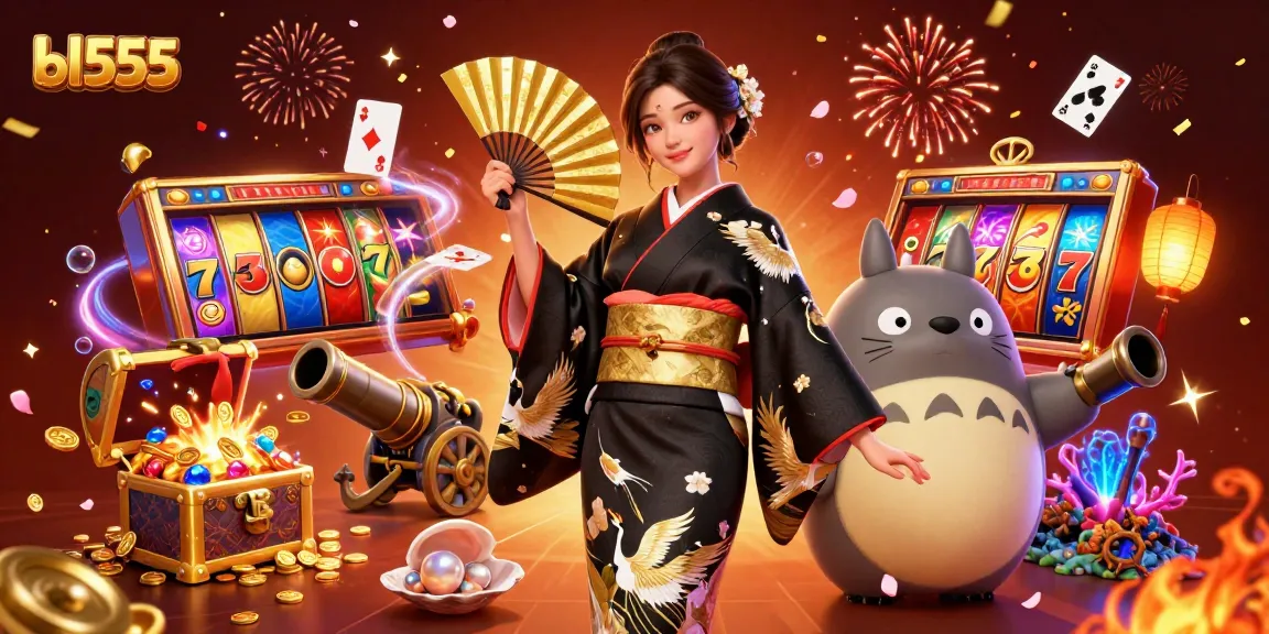 Engage in winning strategies with bl555's vibrant slot gaming scene featuring festive elements.