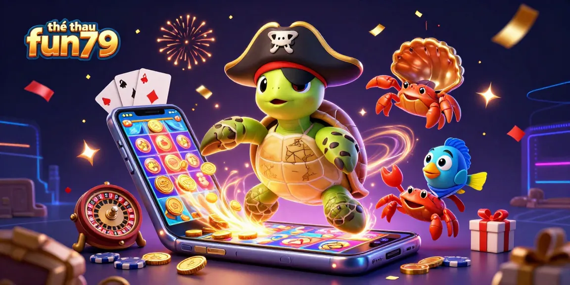 Engage in thrilling gaming at thể thao fun79 with vibrant characters and dynamic casino elements.