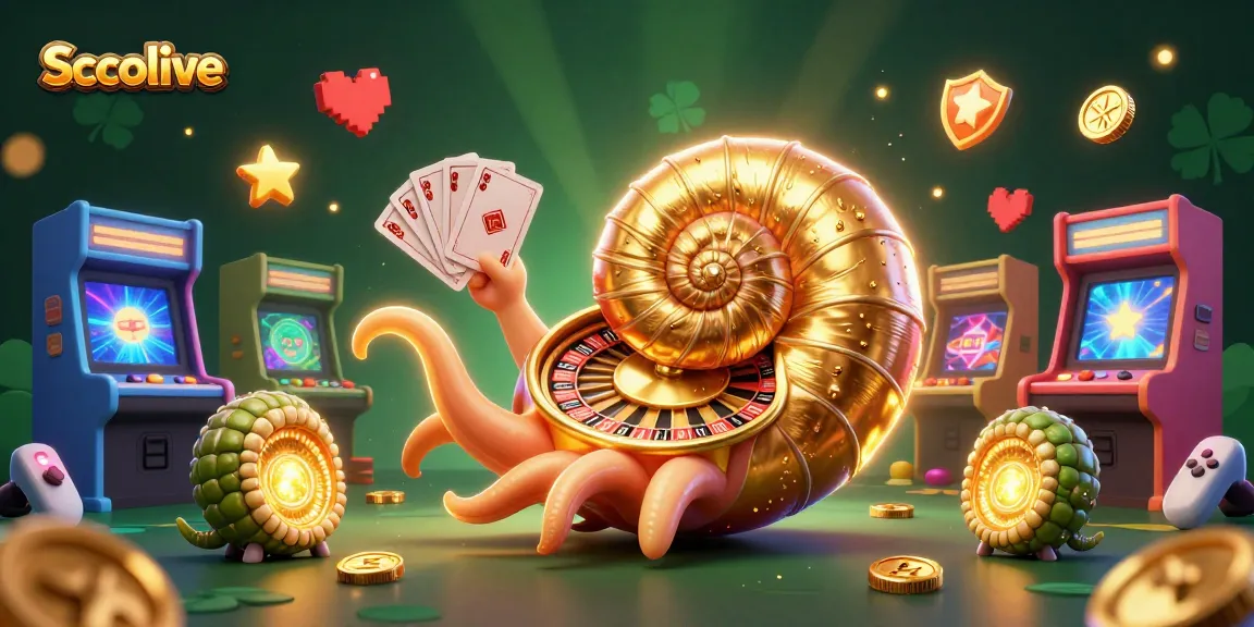 Socolive offers colorful casino experiences with a golden nautilus playing cards, showcasing vibrant game elements.