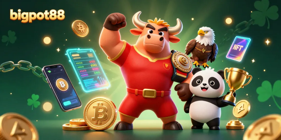 Join bigpot88 for thrilling gameplay with a dynamic 3D casino illustration highlight.