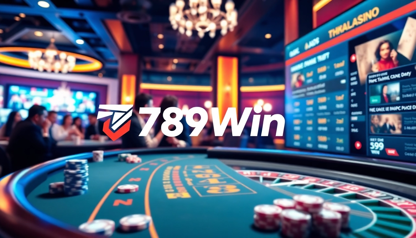 Experienced gamblers enjoy poker games at 789Win with vibrant chips and digital betting options.