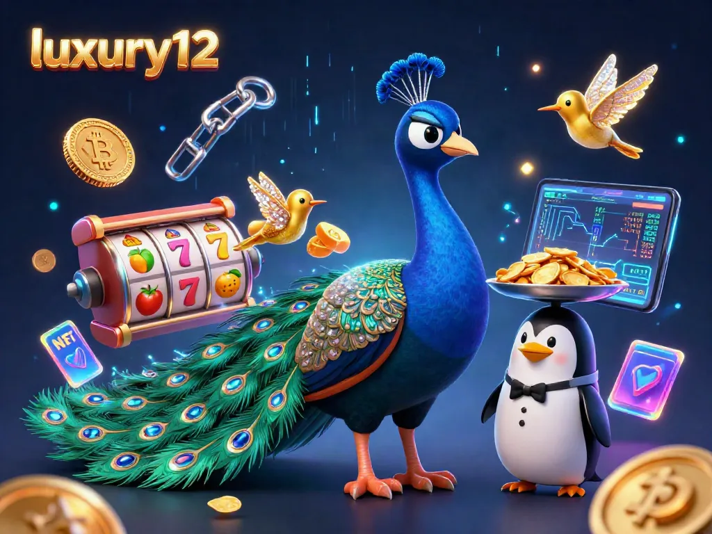 Memainkan slot lucu di luxury12 dengan burung kolibri dan burung beo aristokrat.