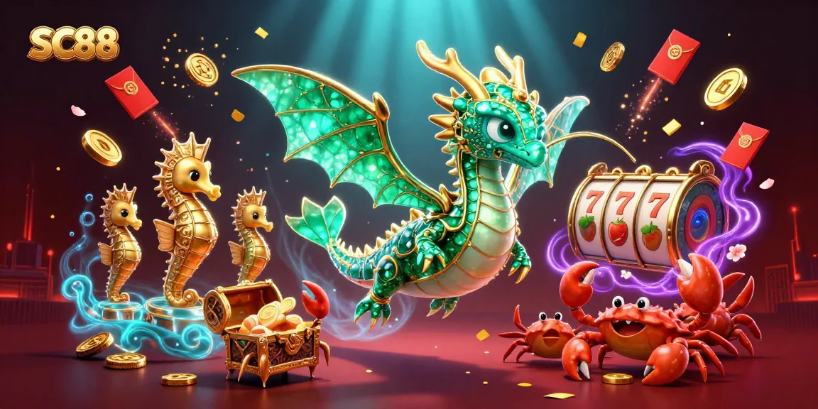 Engage with thrilling slot experiences at SC88 featuring vibrant casino elements and dynamic characters.