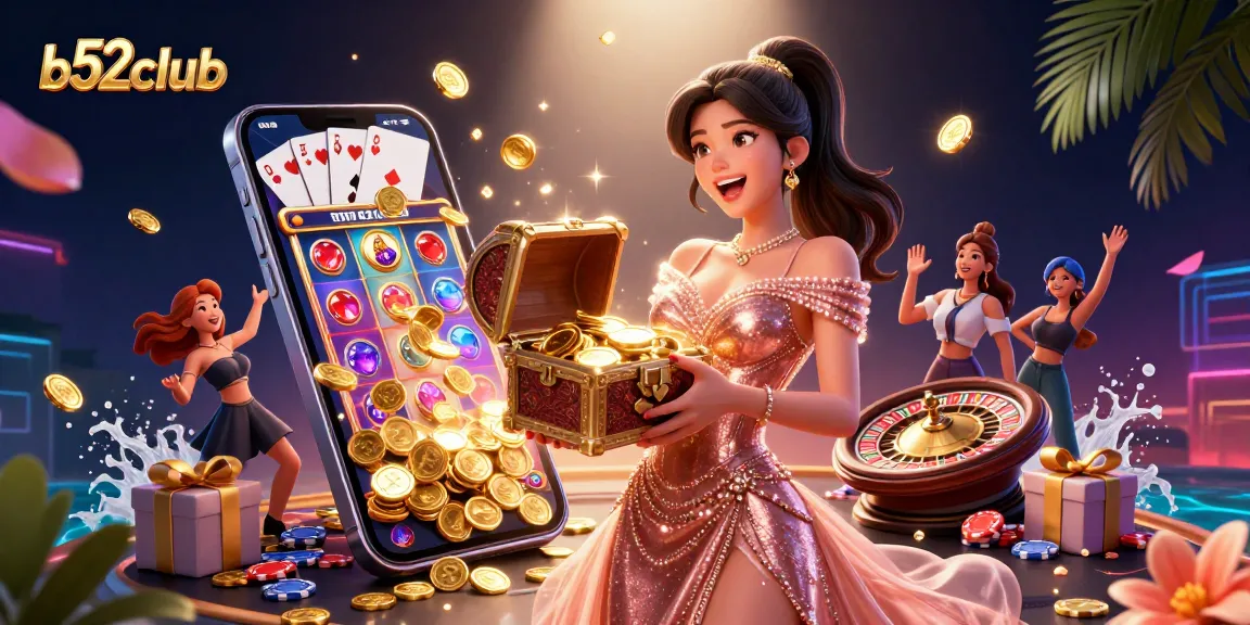 B52club offers exciting gameplay with golden treasures and dynamic slot games overflowing with rewards.