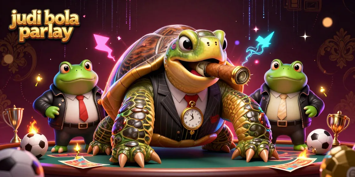 Win with judi bola parlay bets as the turtle mobster oversees an energizing sports betting scene!