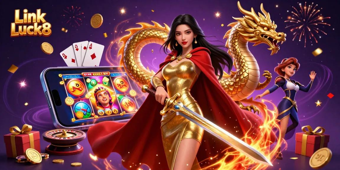 Link Luck8 showcases an exciting casino experience filled with games and vibrant energy.
