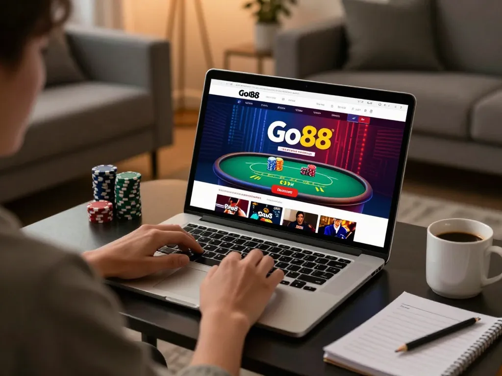 Engaging with Go88 for an exciting online poker experience in a cozy home setting