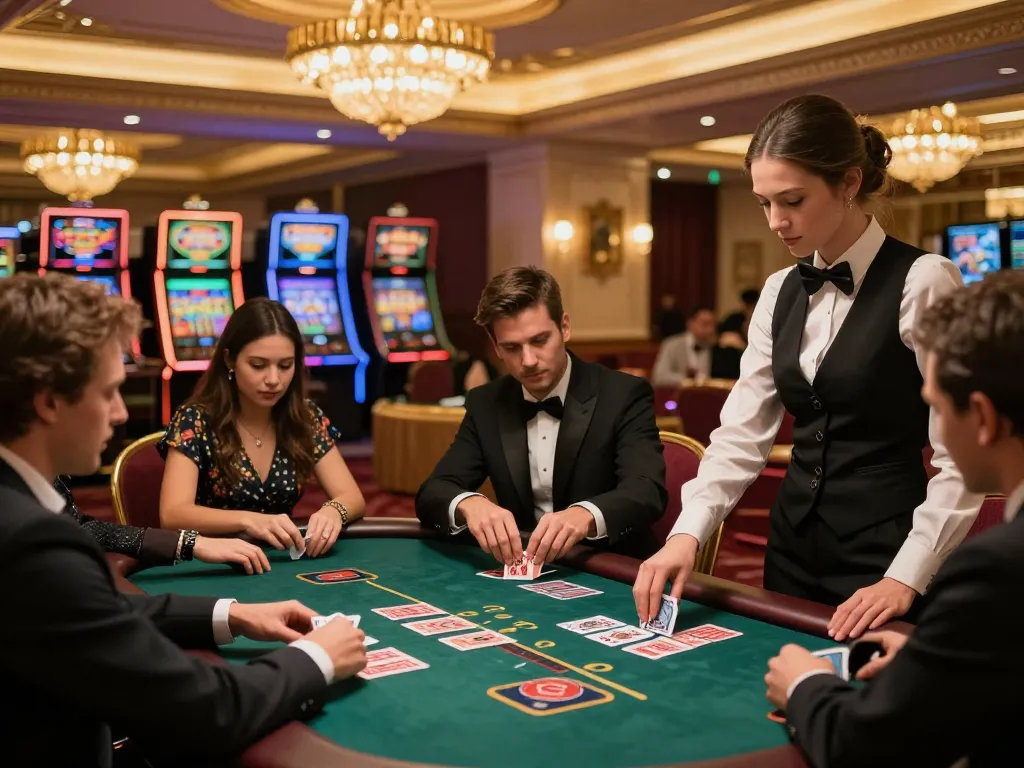 Engaged players strategizing at the blackjack table on https://goal123.ac/ capturing insightful casino moments.