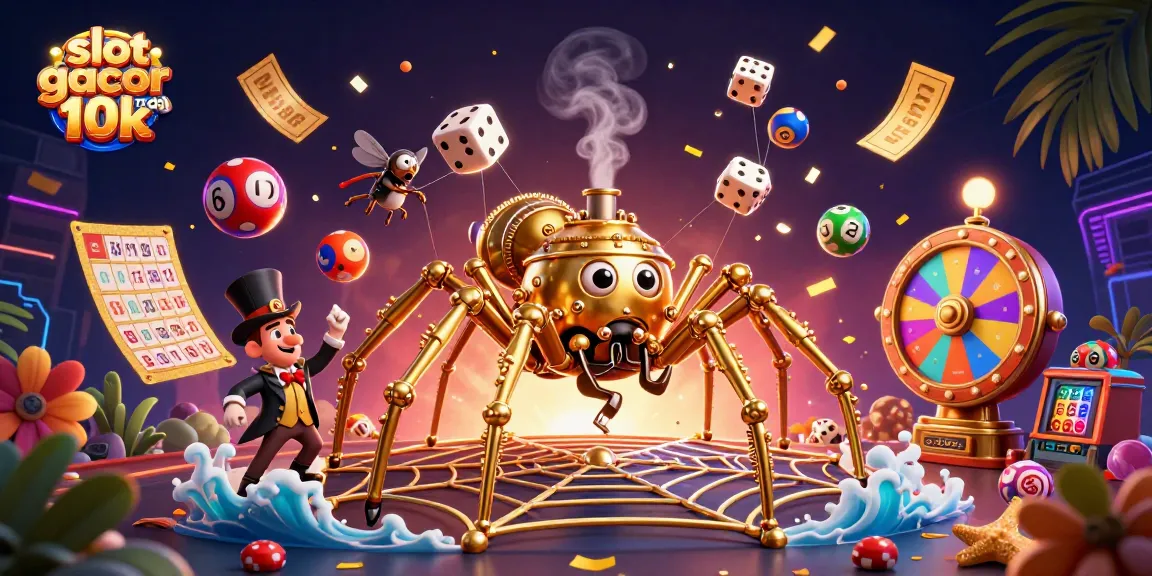 Experience the thrill of slot gacor modal 10k with dynamic 3D casino visuals and exciting gaming elements.