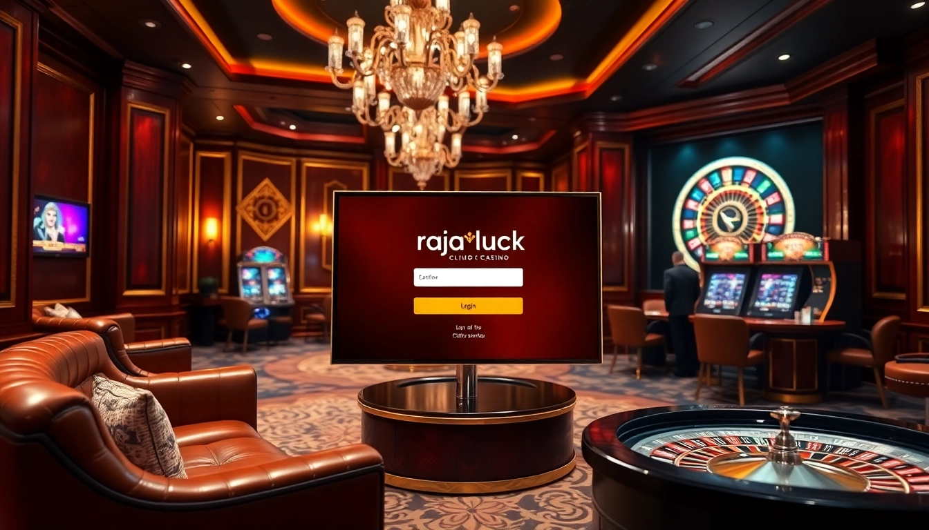 Experience seamless access with raja luck login in a vibrant online casino setting.