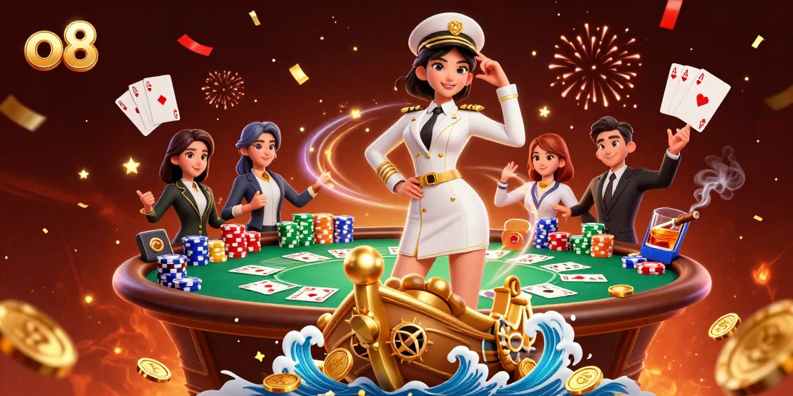 Experience the thrill of o8 with an Asian naval officer advocating for high-stakes poker.
