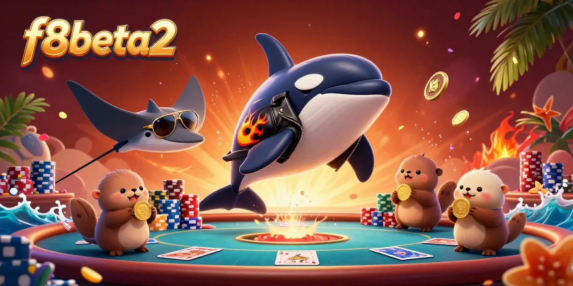 Experience the vibrant world of f8beta2 with dynamic characters and exciting casino elements.