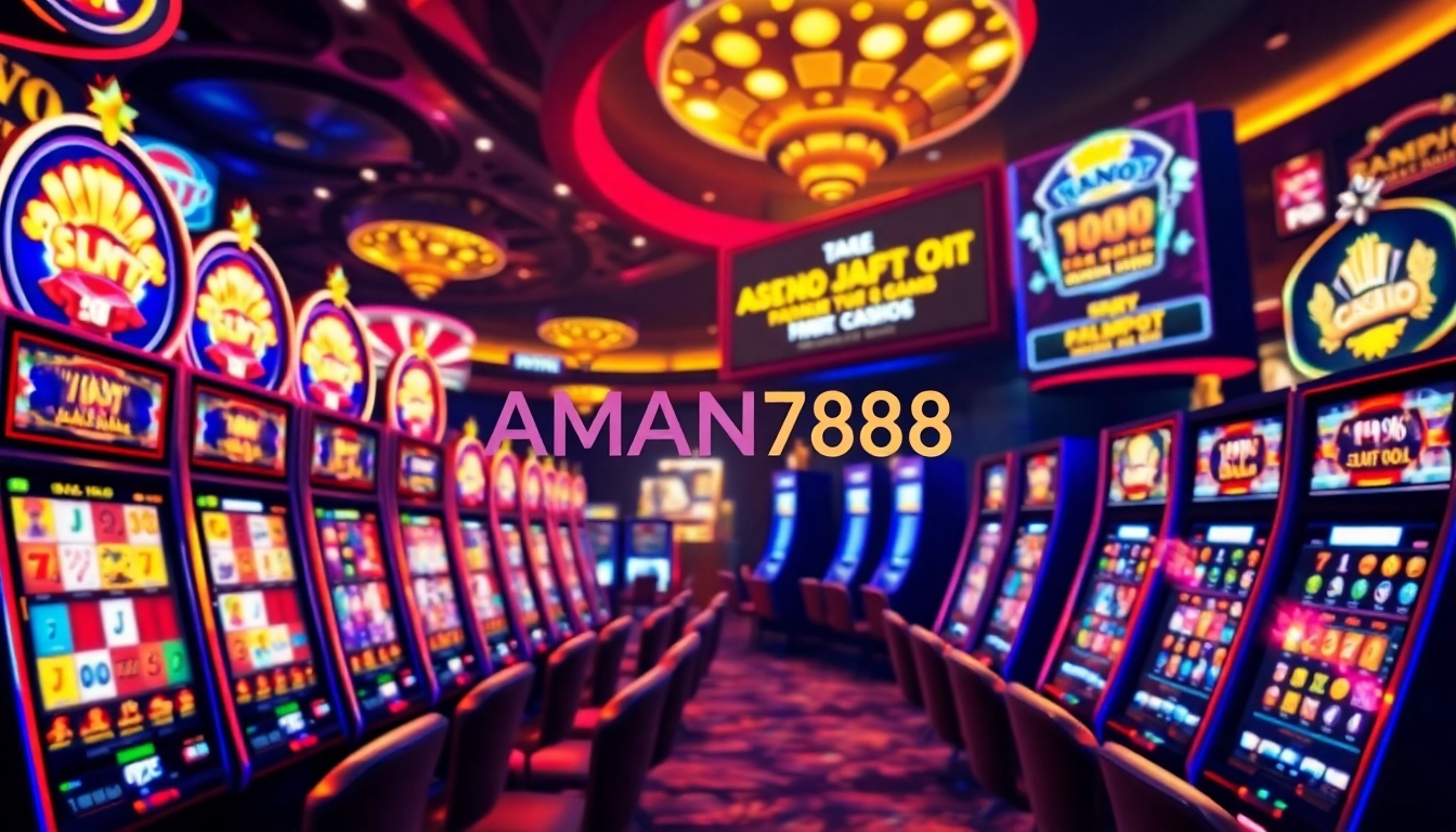 Mainkan aman788 slot gacor yang menarik dengan visual kasino yang cerah dan fitur yang menarik.