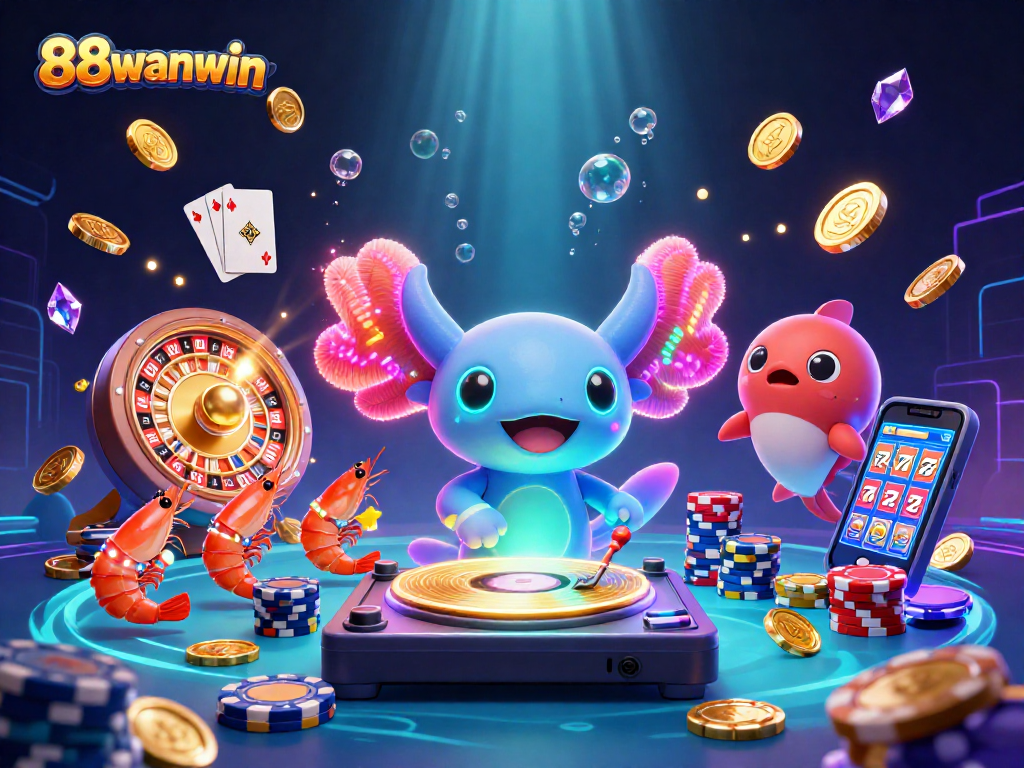 Experience thrilling gaming at 88wanwin with lively characters and dynamic casino elements.