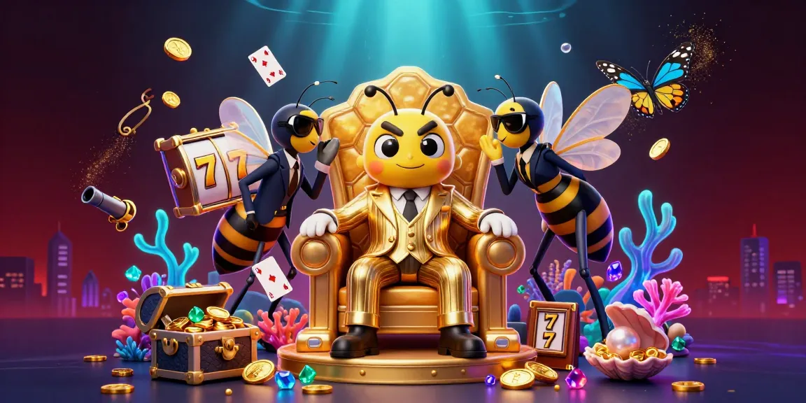 Experience hit with a vibrant 3D casino scene showcasing the colorful thrill of slot games.