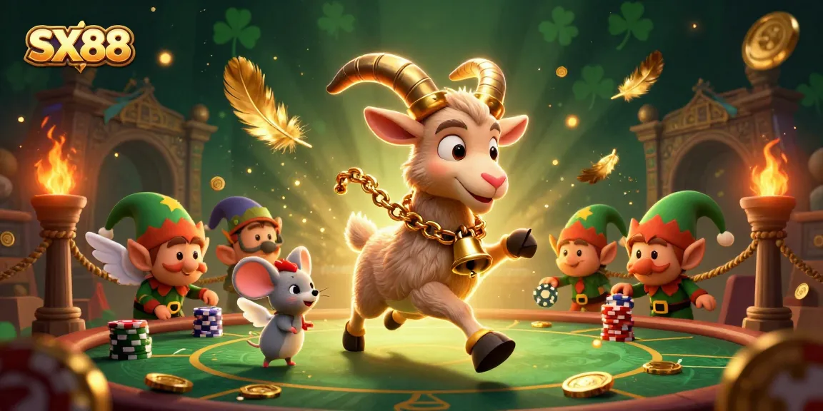 SX88 capturing a dynamic scene with festive characters in a vibrant casino environment.
