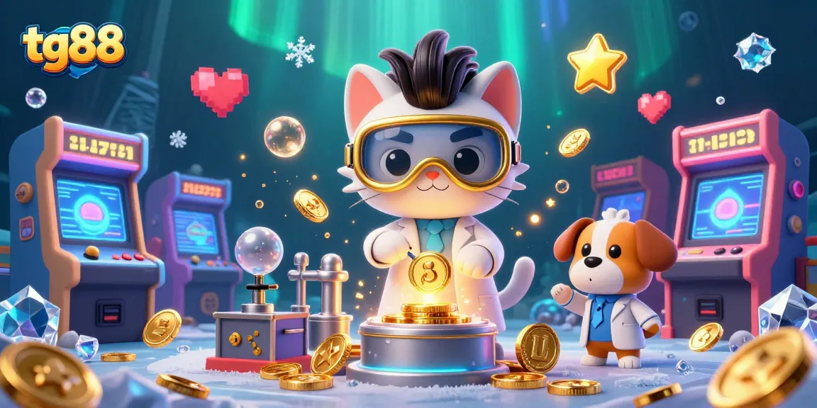 The tg88 casino app illustration highlighting exciting gaming elements and vibrant visuals for players.