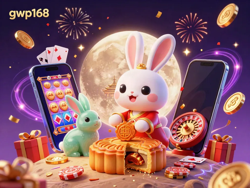 Menangkan slot di gwp168 dengan ilustrasi menarik dan karakter bermain game.
