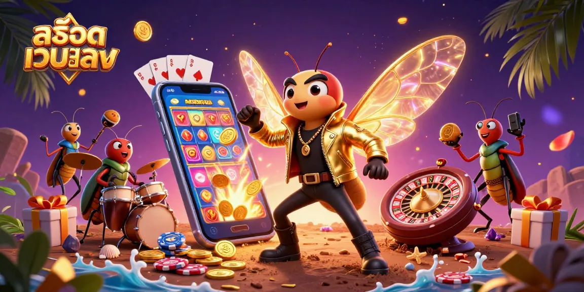 Spin vibrant สล็อตเว็บตรง into winnings amidst dynamic 3D casino characters and thrilling elements.