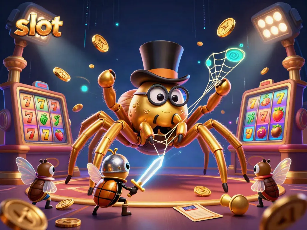 Experience the excitement of slot gaming with vibrant 3D characters and dynamic slot reels.