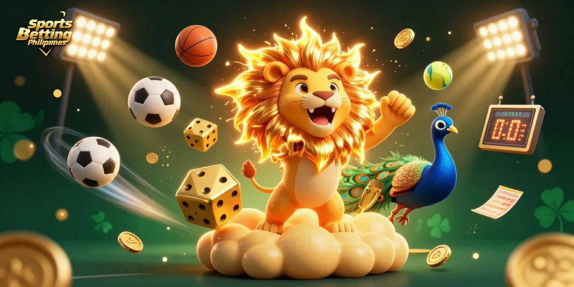 Experience thrilling sports betting Philippines with dynamic 3D characters in a vibrant casino scene.