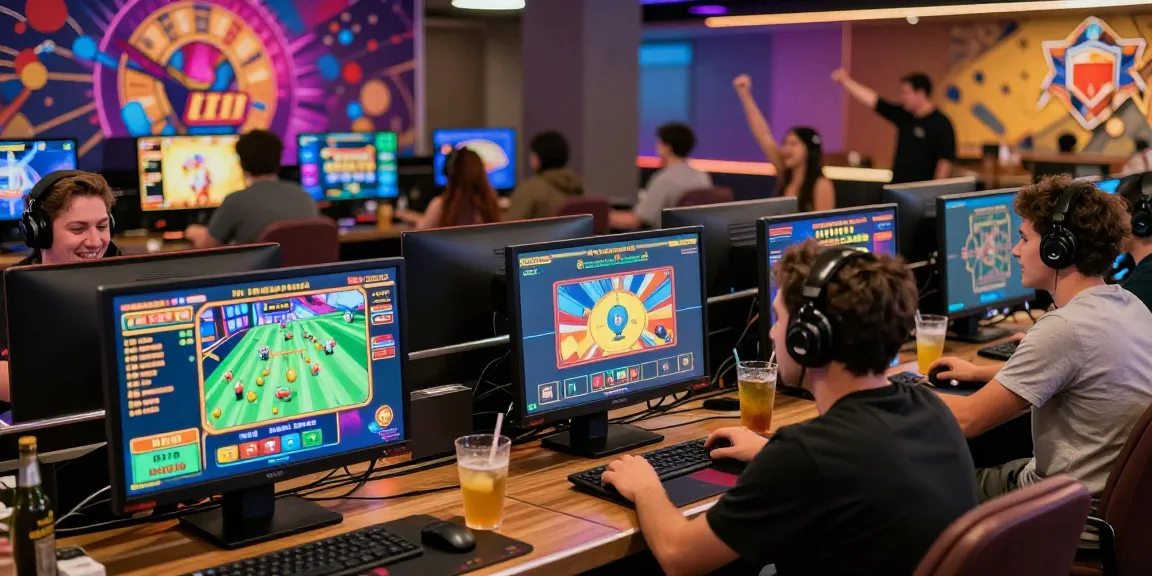 Dynamic Mahajitu online gaming environment with players engaged in interactive experiences.