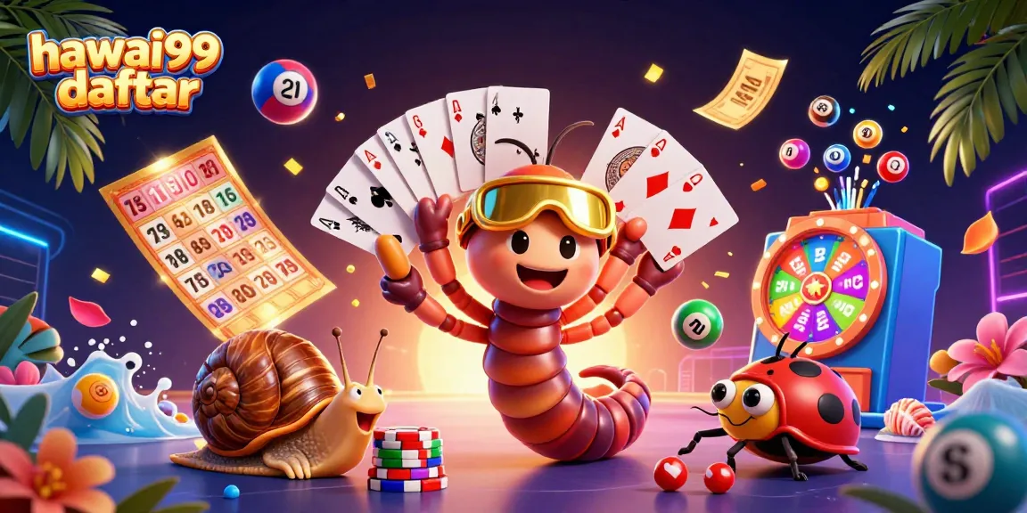 Engage with hawai99 daftar in this vibrant 3D casino scene featuring dynamic characters and exciting gambling elements.