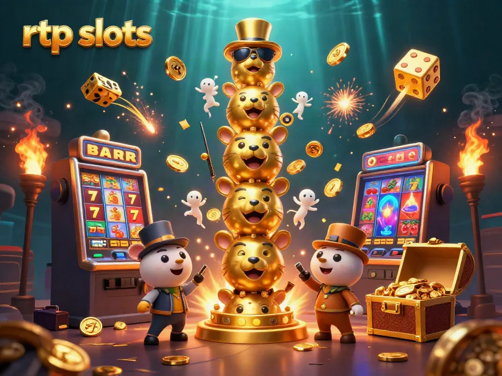 Engage with rtp slots showcasing vibrant characters, dynamic game elements, and exciting casino atmosphere.