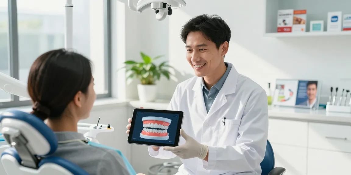 View it now for a comforting dental clinic experience with a friendly dentist and interactive technology.