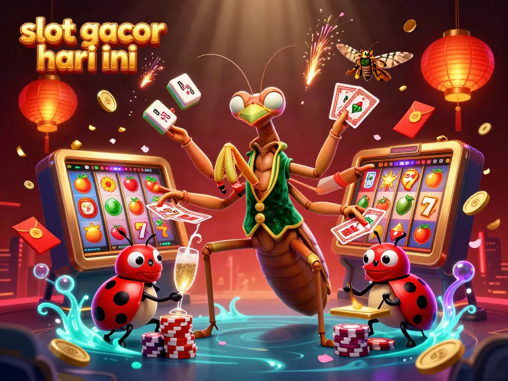 Experience the excitement of slot gacor hari ini with vibrant characters and dynamic gaming elements.