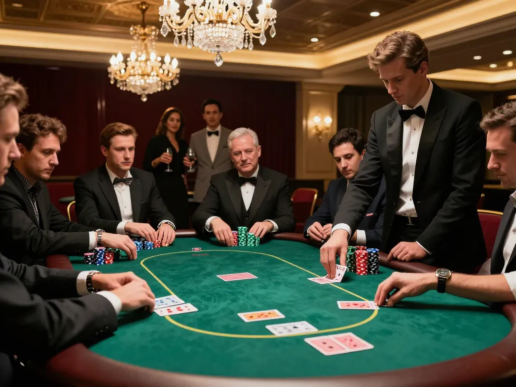 Experience a high-stakes poker game at 789win com, featuring intense gameplay and elegant casino ambiance.