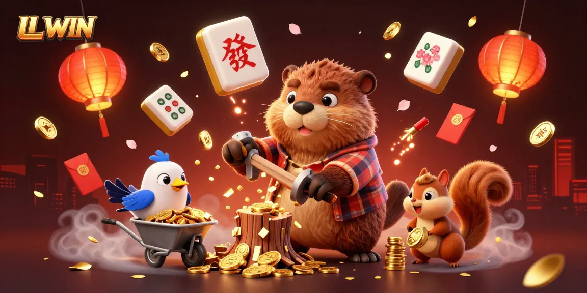 Engage with LL WIN through thrilling casino adventures featuring vibrant characters celebrating game wins.