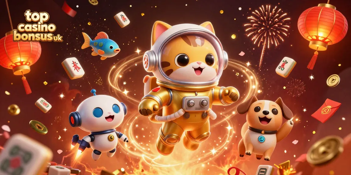 Engage with top casino bonuses UK while exploring a vibrant and dynamic space-themed scene.