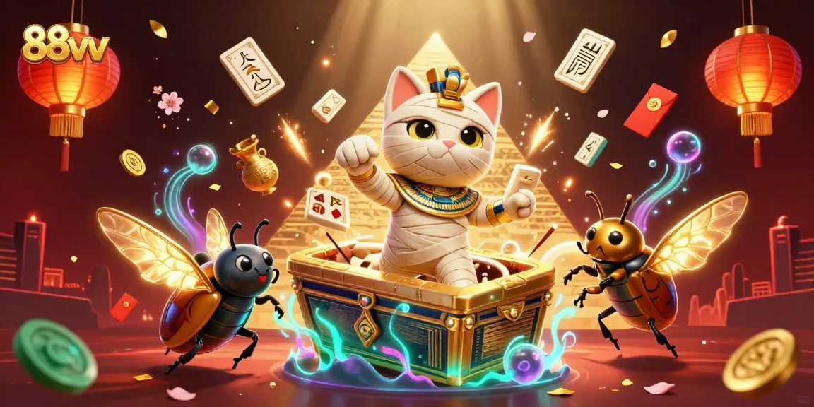 Experience thrilling gameplay with 88vv at a vibrant pyramid casino, showcasing excitement and rich visuals.