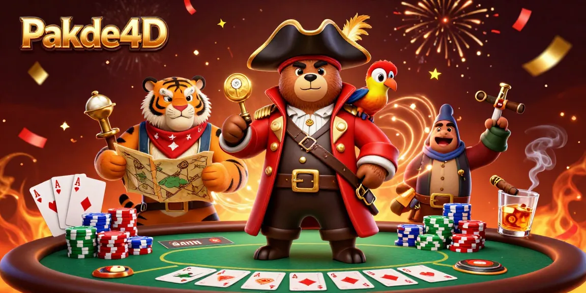 Experience thrilling gameplay on Pakde4D with the excitement of poker and colorful elements.