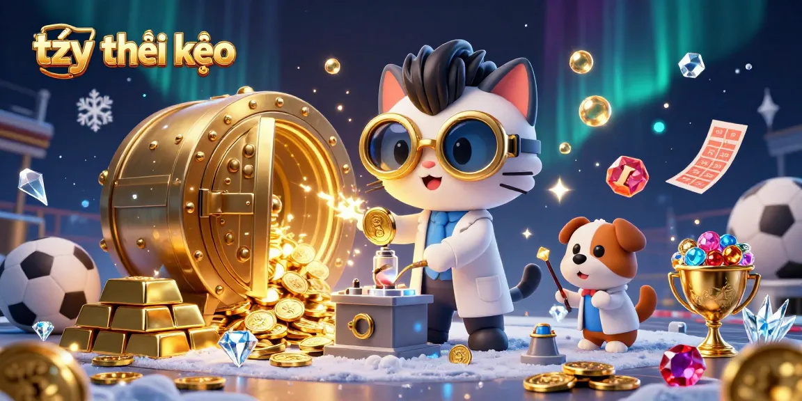 Engage with tỷ lệ kèo as a dynamic visual representation of sports betting featuring animated elements.