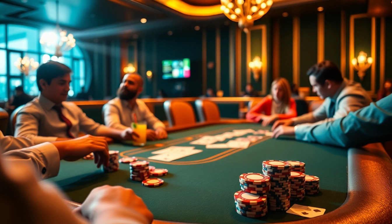 arushoki bermain poker dengan taruhan tinggi di kasino mewah.