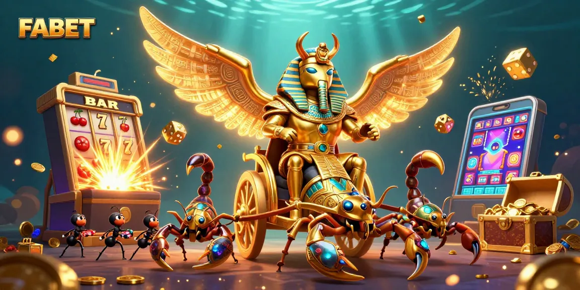 FABET captures an exciting jackpot with vibrant casino elements and dynamic characters in a spectacular scene.