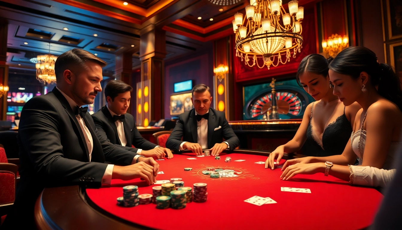 Experience the thrill of gambling at a luxurious TG88 poker table with vibrant cards and chips.